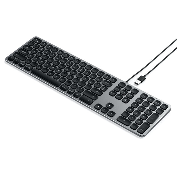 Satechi - Aluminium Wired USB-A Keyboard (Grey)