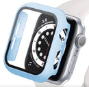 Light Blue - Apple Watch / TPU Case + Tempered Glass - Series 2/3/4/5/6/SE - 42/44mm