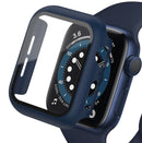 Midnight Blue - Apple Watch / TPU Case + Tempered Glass - Series 4/5/6/SE - 40mm