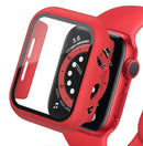 Red - Apple Watch / TPU Case + Tempered Glass - Series 4/5/6/SE - 40mm