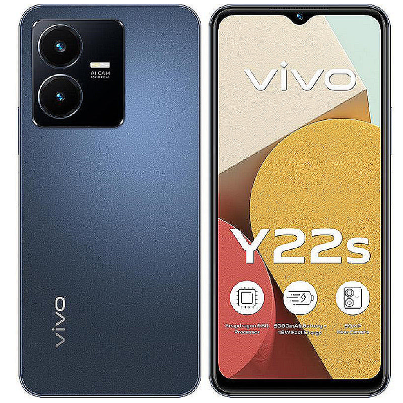 Telstra Prepaid Mobile - Vivo Y22s 64GB 6.55" - Starlit Blue
