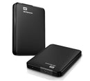 Western Digital WD Elements 1TB USB 3.0 2.5" Portable External Hard Drive - Slim Light Durable Shock Proof Black Plug & Play NTFS for Windows 10/8.1/7