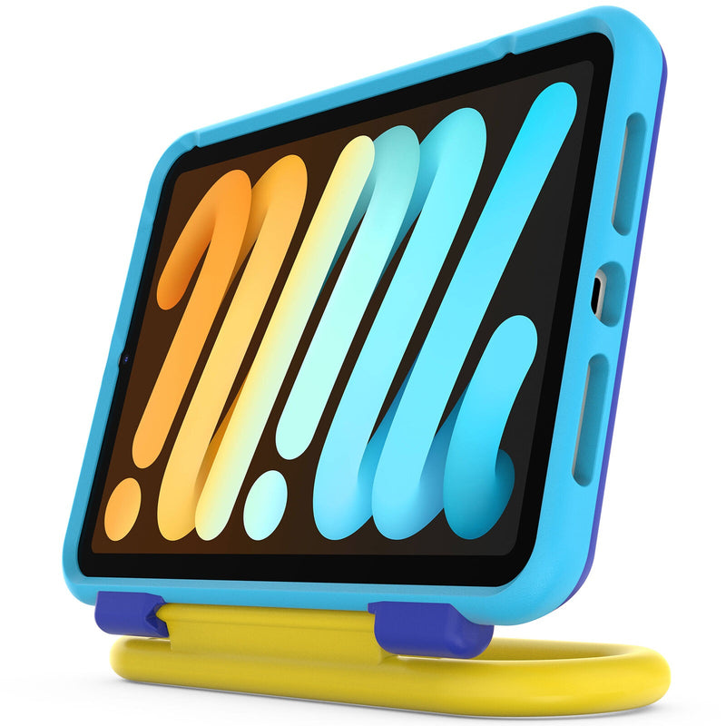 OtterBox Apple iPad Mini 6 Kids EasyClean Tablet Case with Screen Protector - Blued Together (Blue)