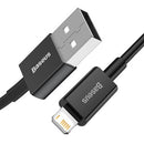 Baseus - Superior Series Fast Charging Data Cable USB-C - Lightning 2.4A 0.25M (Black)