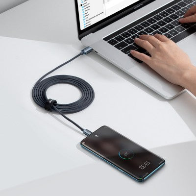 Baseus - Crystal Shine Series - Fast Charging Data Cable USB-C to USB-C 100W 2M (Black)