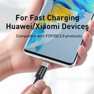 Baseus - Superior Series Fast Charging Data Cable USB-C to USB-C 100W 1M (Black)