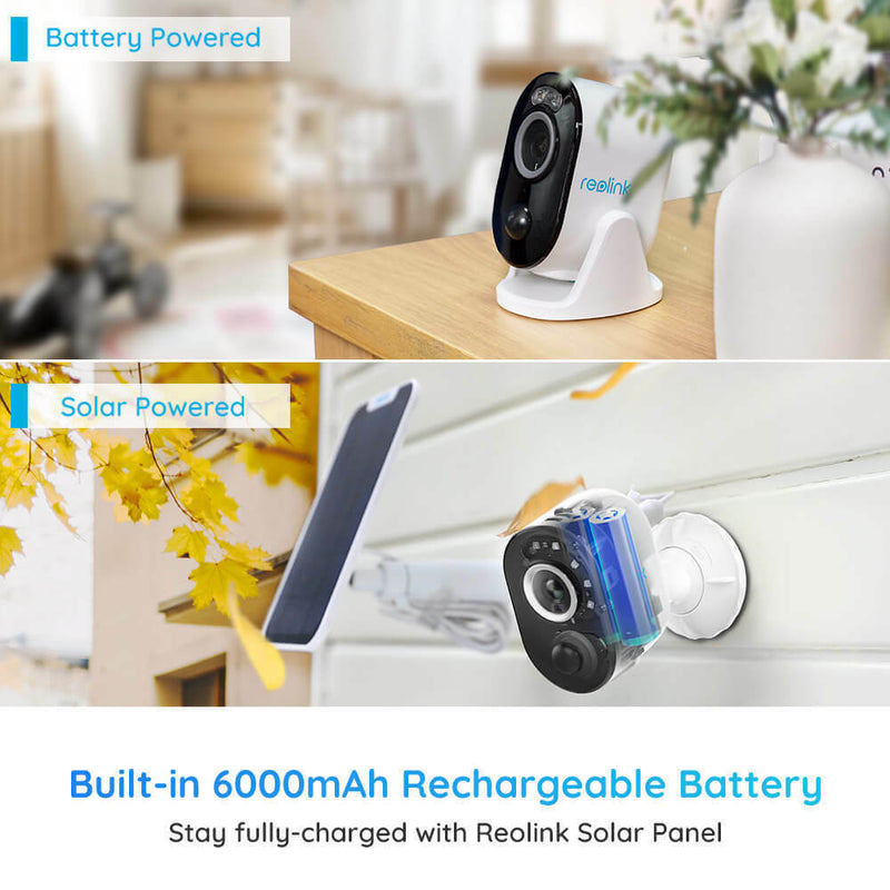 Reolink - Argus 3 Pro - Smart 2K 4MP Wire-Free Camera with Motion Spotlight Security Camera