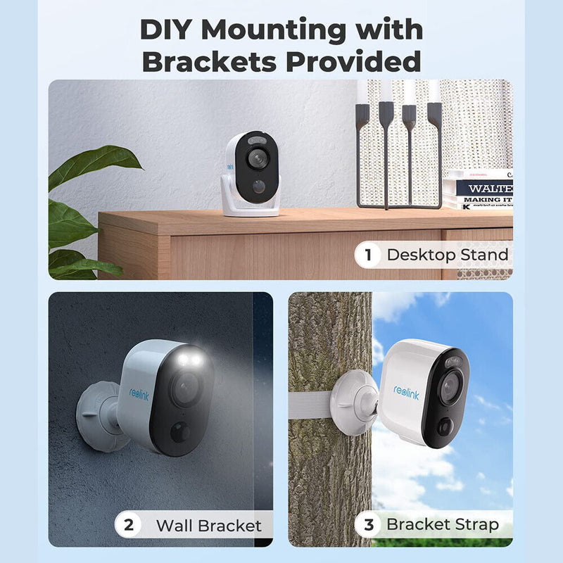 Reolink - Argus 3 Pro - Smart 2K 4MP Wire-Free Camera with Motion Spotlight Security Camera