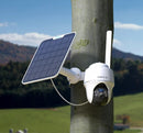 Reolink - Go PT Plus - 2K 4MP Wireless 4G PT Camera, with Smart Detection Person/Vehicle 2K 4MP Super HD Battery/Solar Powered 355° Pan & 140° Tilt Security Camera