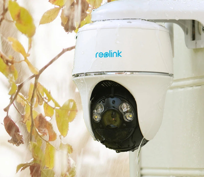 Reolink - Go PT Plus - 2K 4MP Wireless 4G PT Camera, with Smart Detection Person/Vehicle 2K 4MP Super HD Battery/Solar Powered 355° Pan & 140° Tilt Security Camera