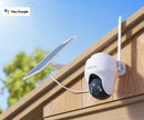 Reolink - Go PT Plus - 2K 4MP Wireless 4G PT Camera, with Smart Detection Person/Vehicle 2K 4MP Super HD Battery/Solar Powered 355° Pan & 140° Tilt Security Camera