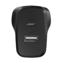 Cygnett - PowerPlus 32W Dual Port (20W USB-C + 12W USB-A) PD Fast Wall Charger - Black