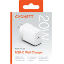 Cygnett - PowerPlus 20W USB-C PD Fast Wall Charger - White