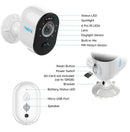 Reolink - Argus 3 Pro - Smart 2K 4MP Wire-Free Camera with Motion Spotlight Security Camera (Twin Pack)