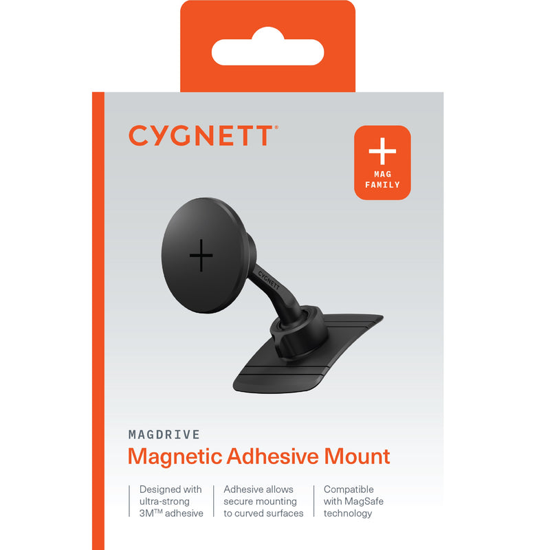 Cygnett - MagDrive Magnetic Car Mount Flexible Adhesive - 45mm & 70mm