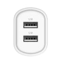 Cygnett PowerPlus - 12W Dual USB-A Wall Charger - White