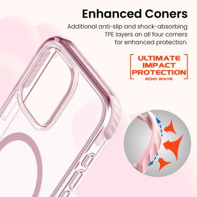 REDEFINE Echo Wave Ultimate Impact Protection Transparent Case - iPhone 16 Pro Max