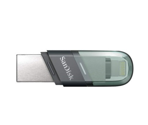 SanDisk 128GB iXpand Flash Drive Flip (SDIX90N-128G) Designed for Apple