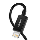 Baseus - Superior Series Fast Charging Data Cable USB-A to iP 2.4A 1M (Black)