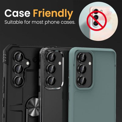 Kinglas - Rear Camera Full Lens Protectors - Samsung S25 Plus - Black