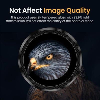 Kinglas - Rear Camera Full Lens Protectors - Samsung S25 Plus - Black