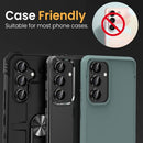 Kinglas - Rear Camera Full Lens Protectors - Samsung S25 Ultra - Black