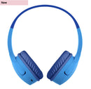 Belkin - SoundForm Mini Wireless On-Ear Headphones for Kids - Blue