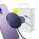 Baseus - Simple Mini3 USB-C Magnetic Wireless Charger - Purple