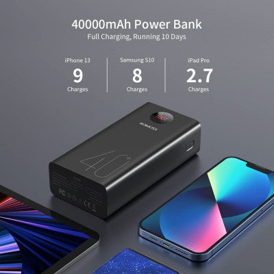 Romoss - Powerbank - 40000mAh - Black