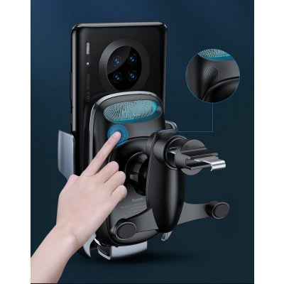Baseus - Milky Way Electric Bracket Wireless Charger 15W-Black