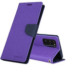 Goospery - Fancy Canvas Diary - Purple - iPhone 7 / 8 / SE (2020 / 2022)