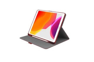Cygnett TekView Slimline Apple iPad 10.2" Case with Apple Pencil Holder - Red/Grey